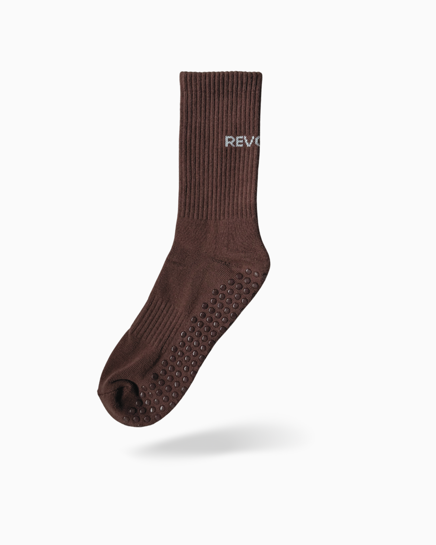 Brown Grip Socks