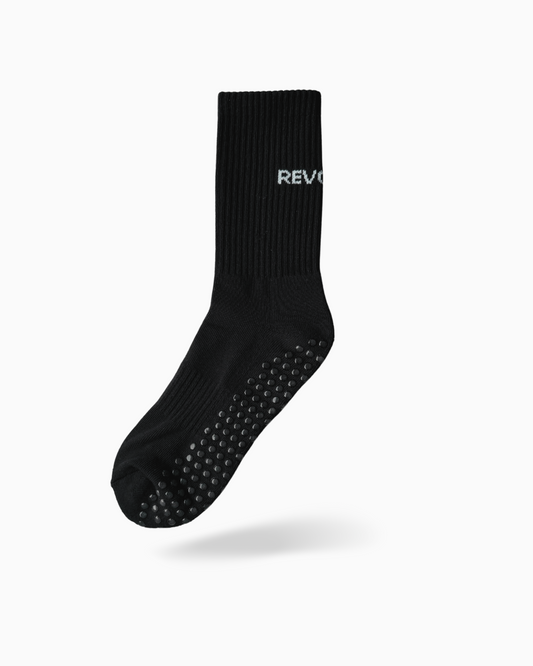 Black Grip Socks